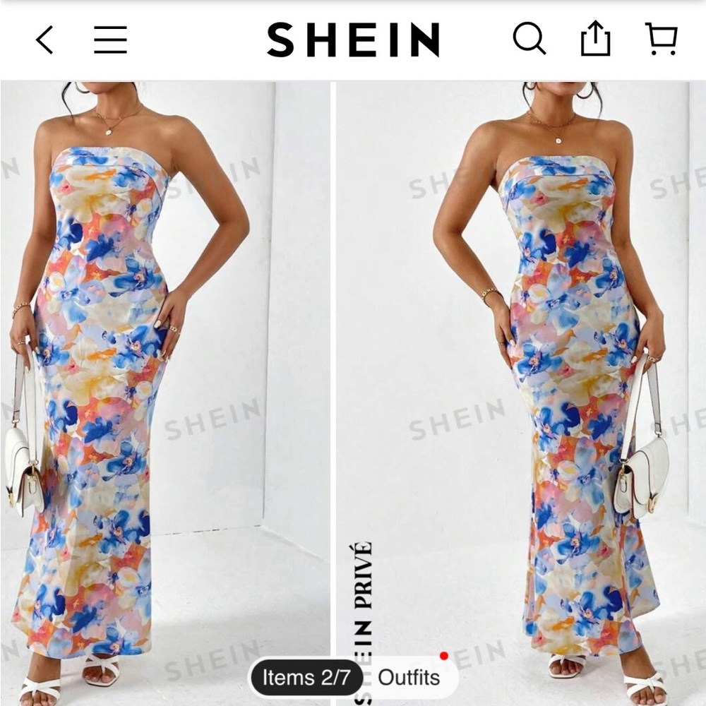 Women’s Strapless Dress